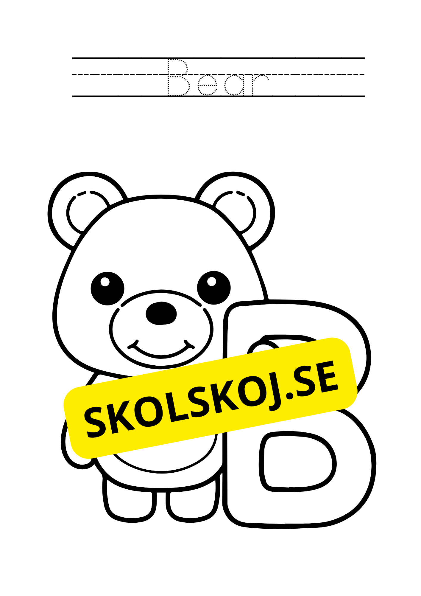 Målarbok - Animals - English