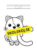 Målarbok - Animals - English
