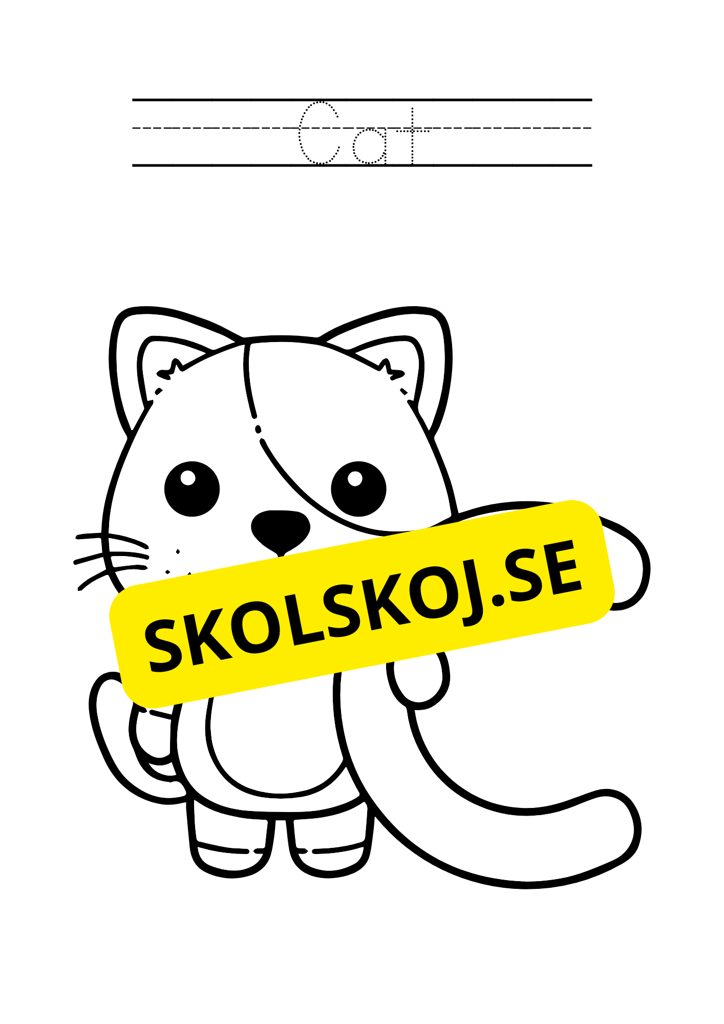 Målarbok - Animals - English