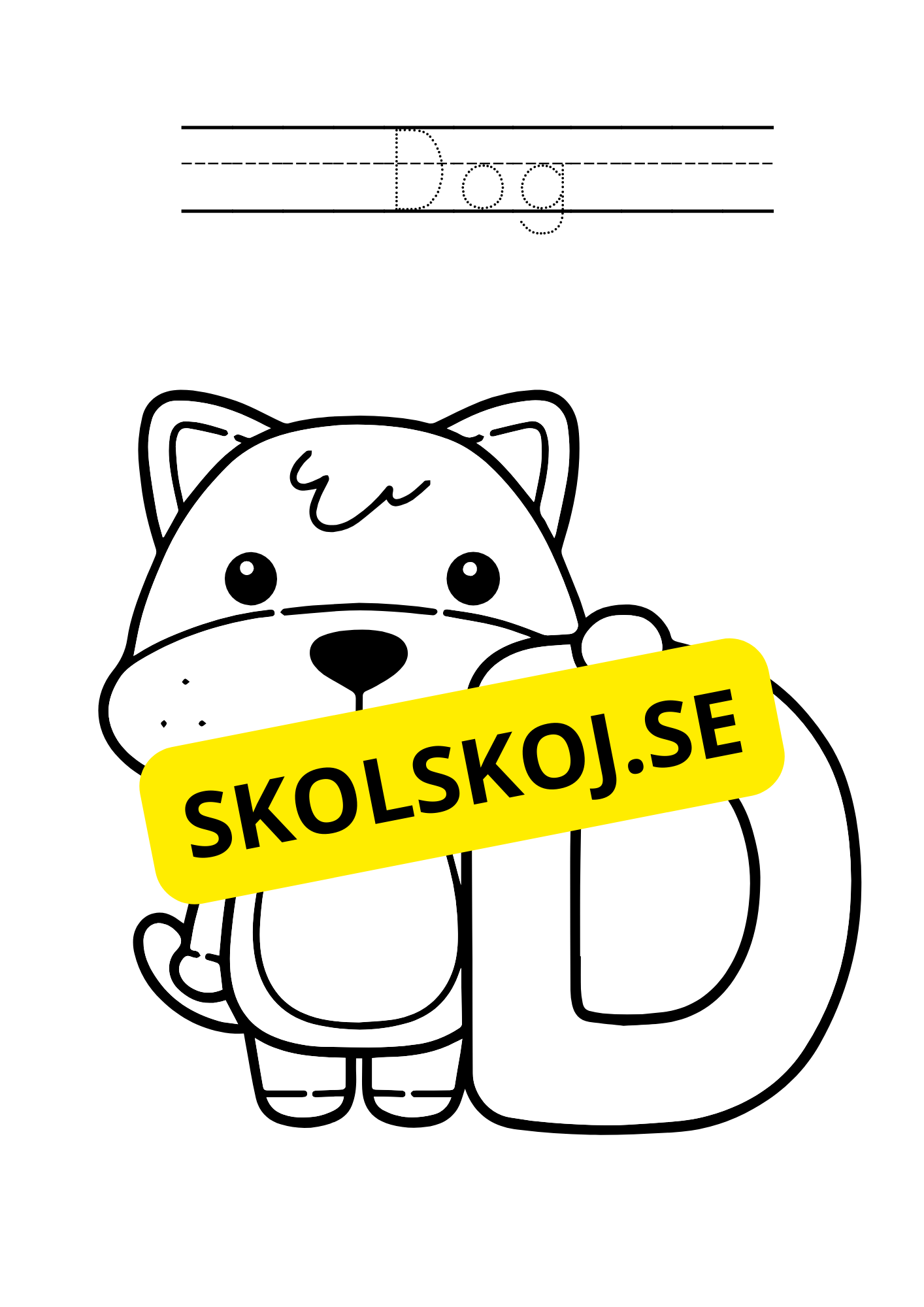 Målarbok - Animals - English