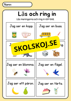 Läs, rita och färglägg - Häfte