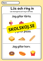 Läs, rita och färglägg - Häfte