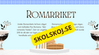 Romarriket + Frågor