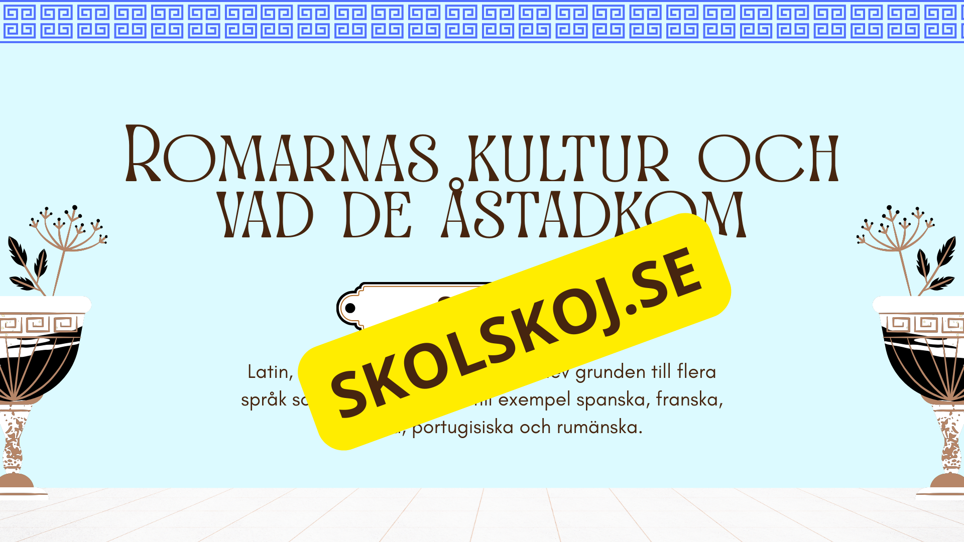 Romarriket + Frågor