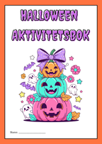 Halloween aktivitetsbok - Blandade uppgifter