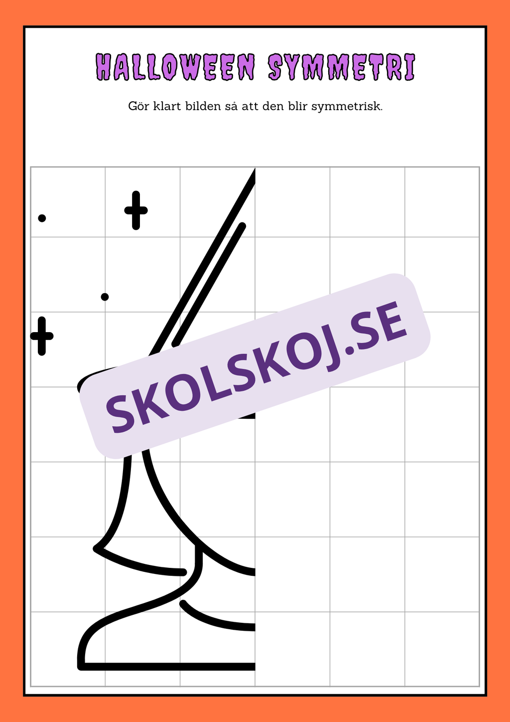 Halloween aktivitetsbok - Blandade uppgifter