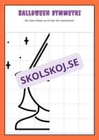 Halloween aktivitetsbok - Blandade uppgifter