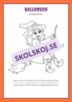 Halloween aktivitetsbok - Blandade uppgifter