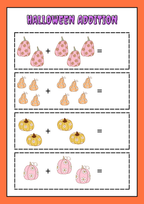 Halloween aktivitetsbok - Blandade uppgifter