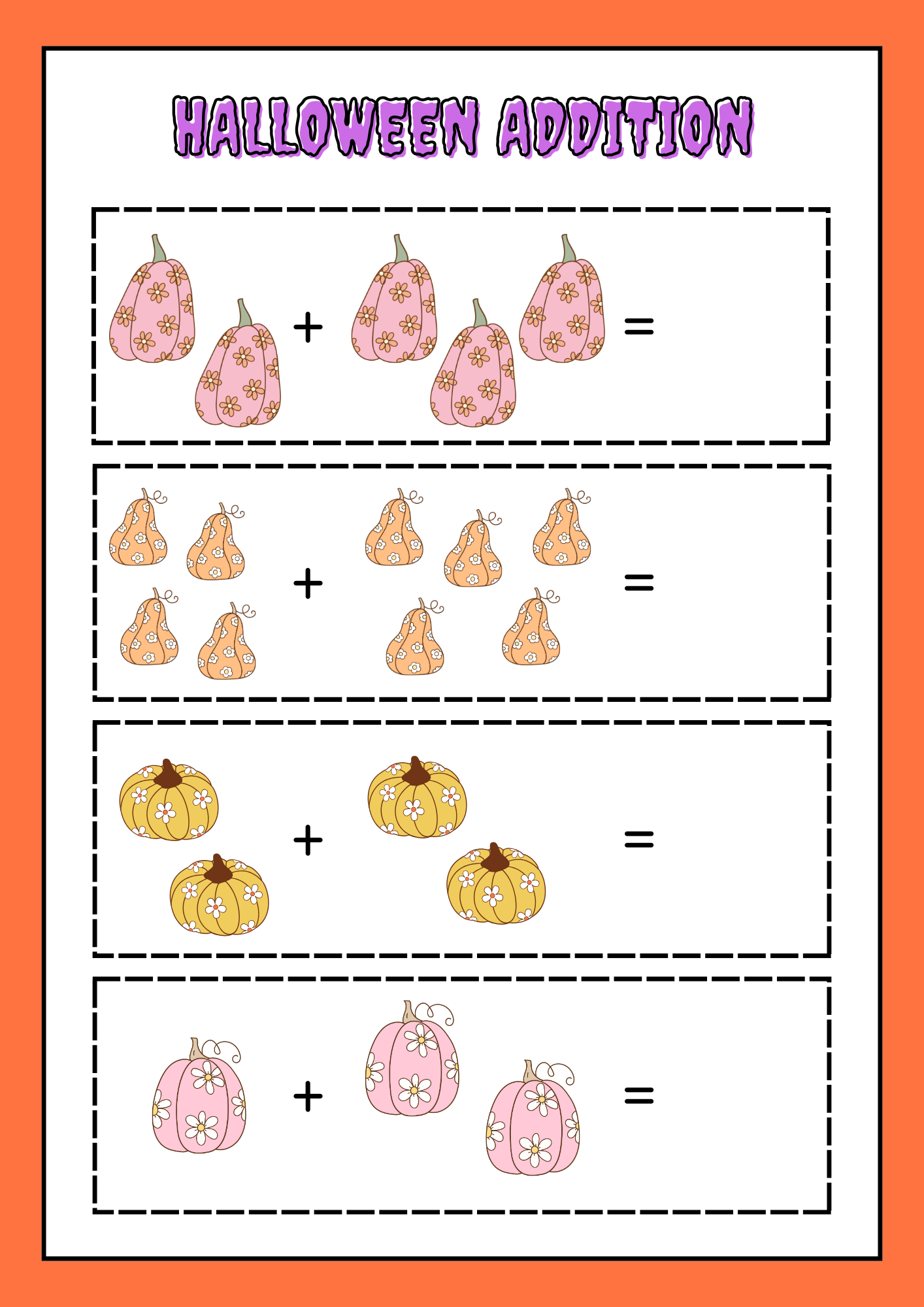 Halloween aktivitetsbok - Blandade uppgifter