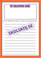 Halloween aktivitetsbok - Blandade uppgifter