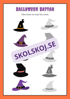 Halloween aktivitetsbok - Blandade uppgifter