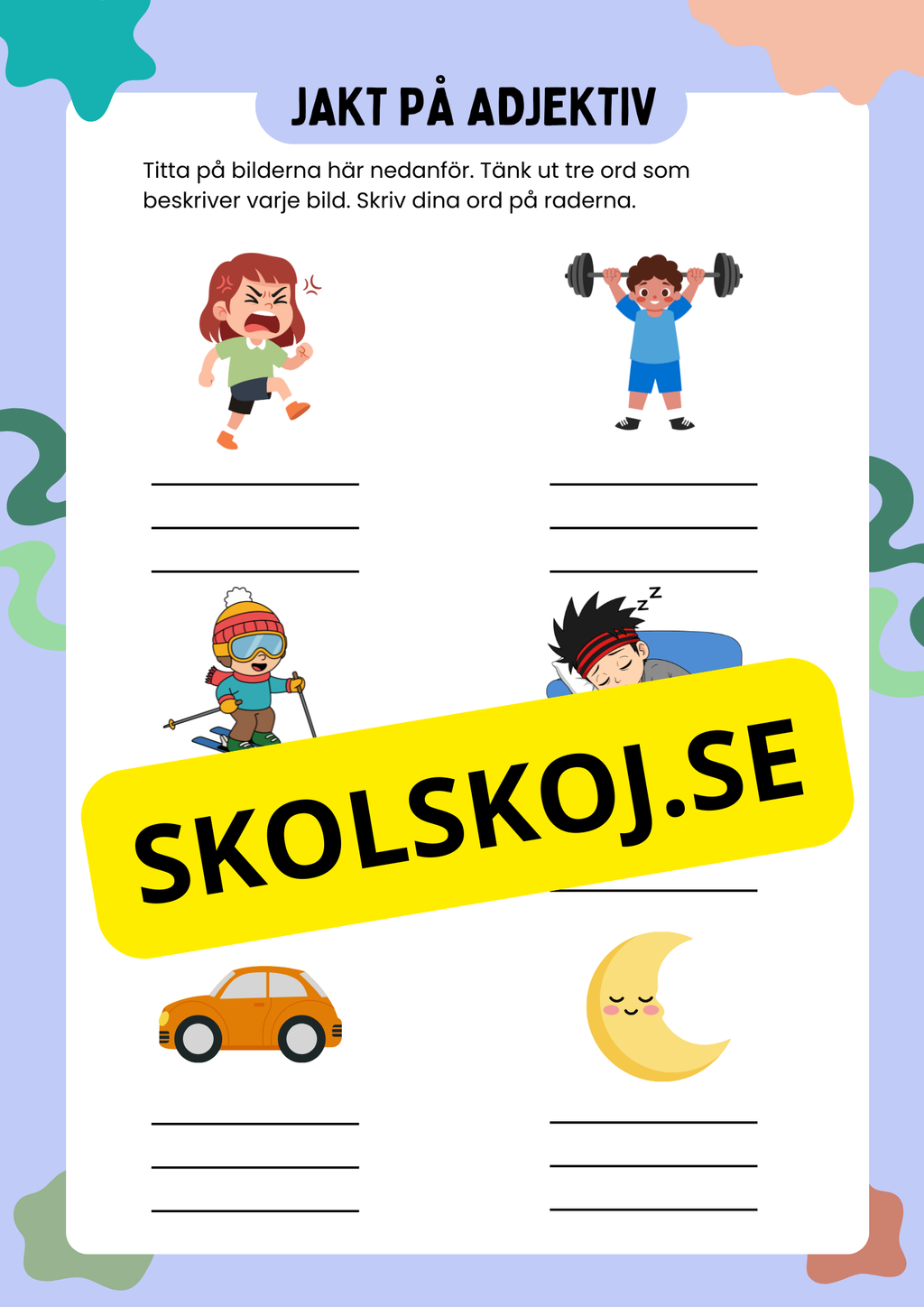 Jakt på adjektiv