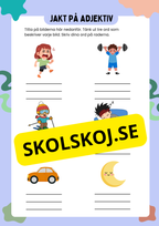 Jakt på adjektiv