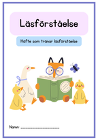 Häfte som tränar läsförståelse