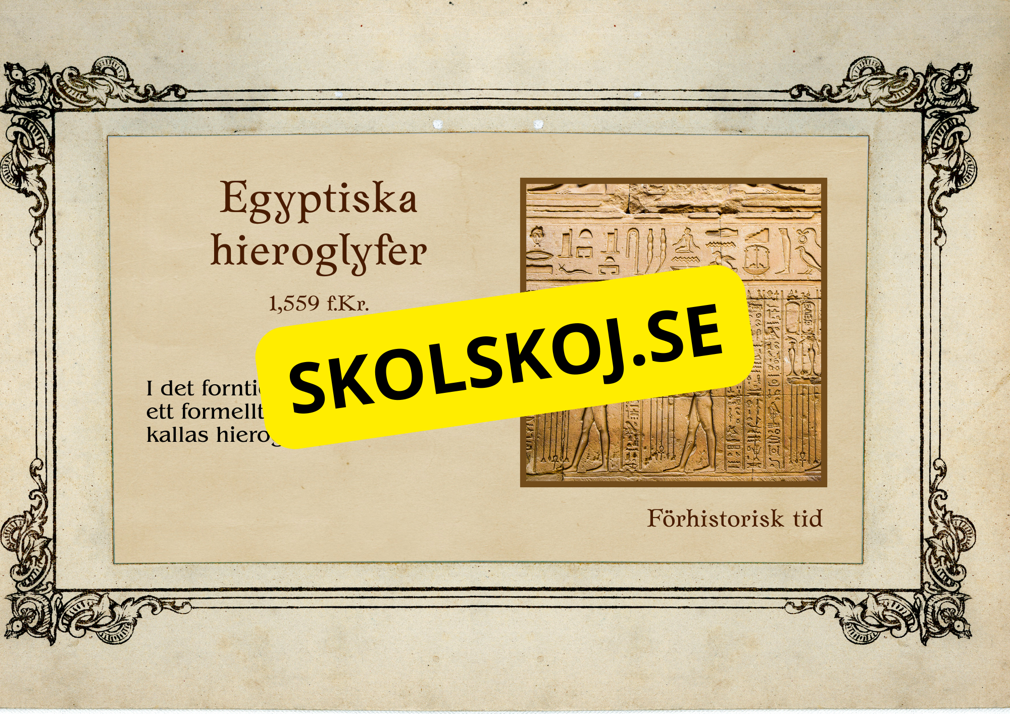 Förhistorisk tid - Fakta och frågor