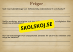 Förhistorisk tid - Fakta och frågor