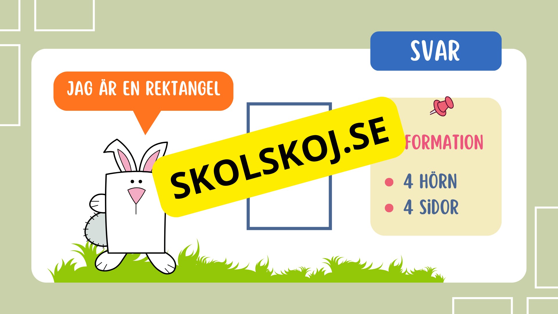 Geometriska former - Presentation - Årskurs 1 - 3