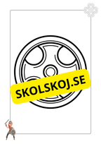 Vikingasköld - Målarbok