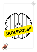 Vikingasköld - Målarbok