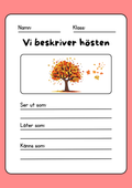 Vi beskriver hösten