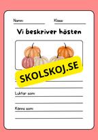 Vi beskriver hösten