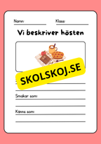Vi beskriver hösten
