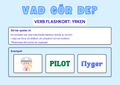 Vad gör de - Verb - Yrken
