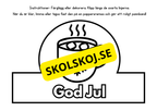 Julpyssel i svartvitt
