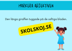 Upptäck  adjektiv - Presentation - Frågor