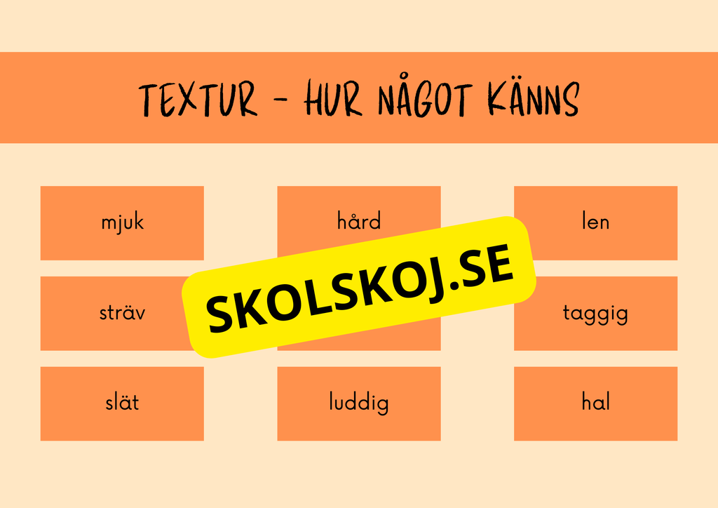 Upptäck  adjektiv - Presentation - Frågor