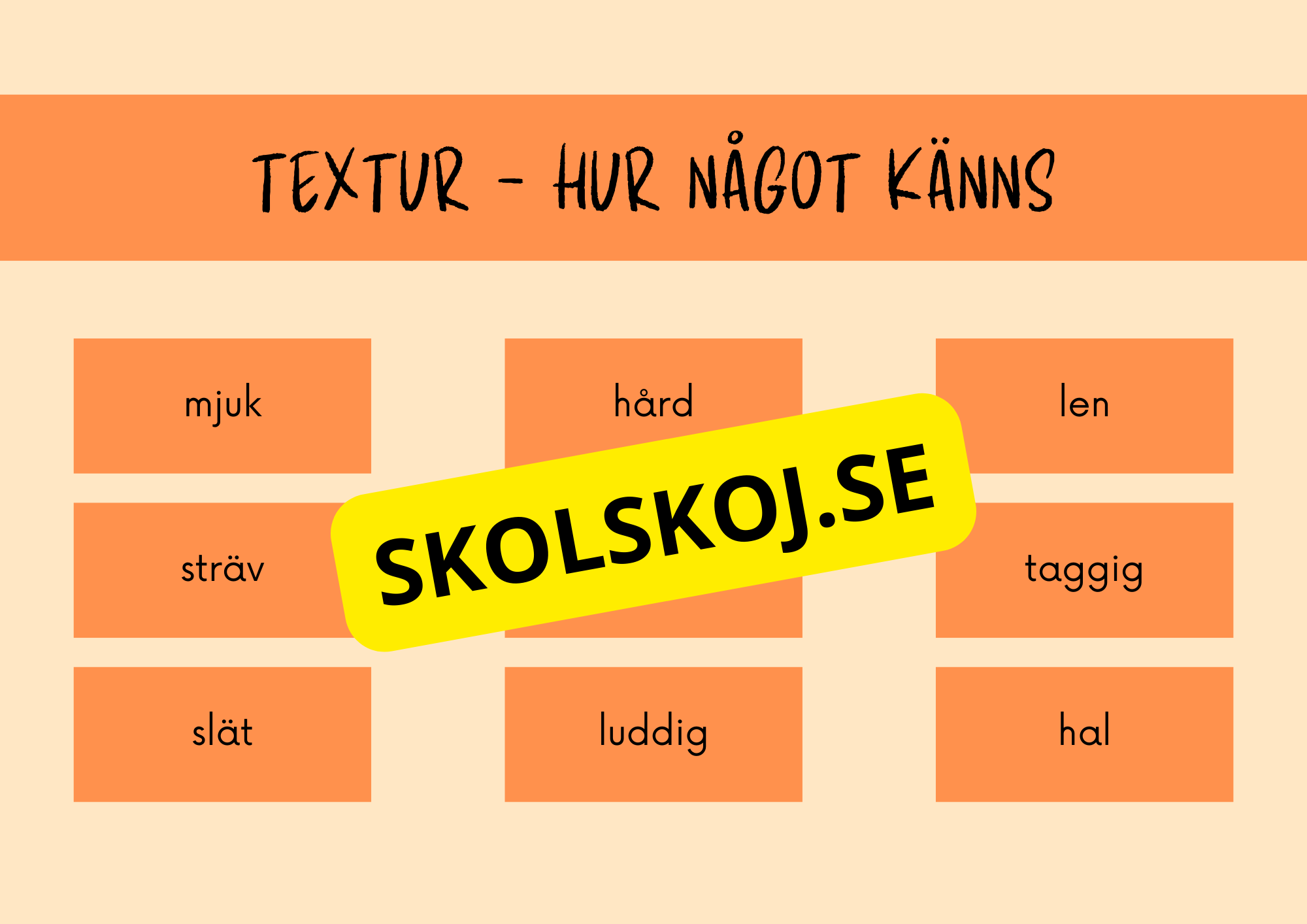 Upptäck  adjektiv - Presentation - Frågor