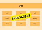 Upptäck  adjektiv - Presentation - Frågor