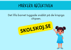 Upptäck  adjektiv - Presentation - Frågor