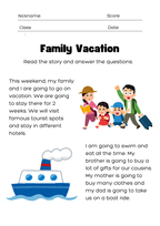 English - Reading Comprehension