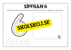 Jag lär mig siffror 1 - 10 - Häfte