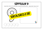Jag lär mig siffror 1 - 10 - Häfte