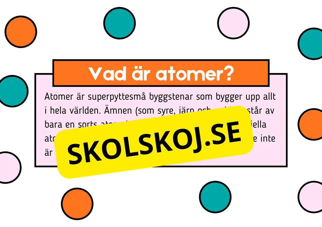 Atommodellen - Presentation - Frågor