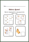 Räkna djuren