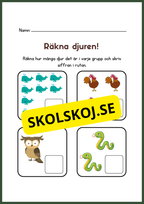 Räkna djuren