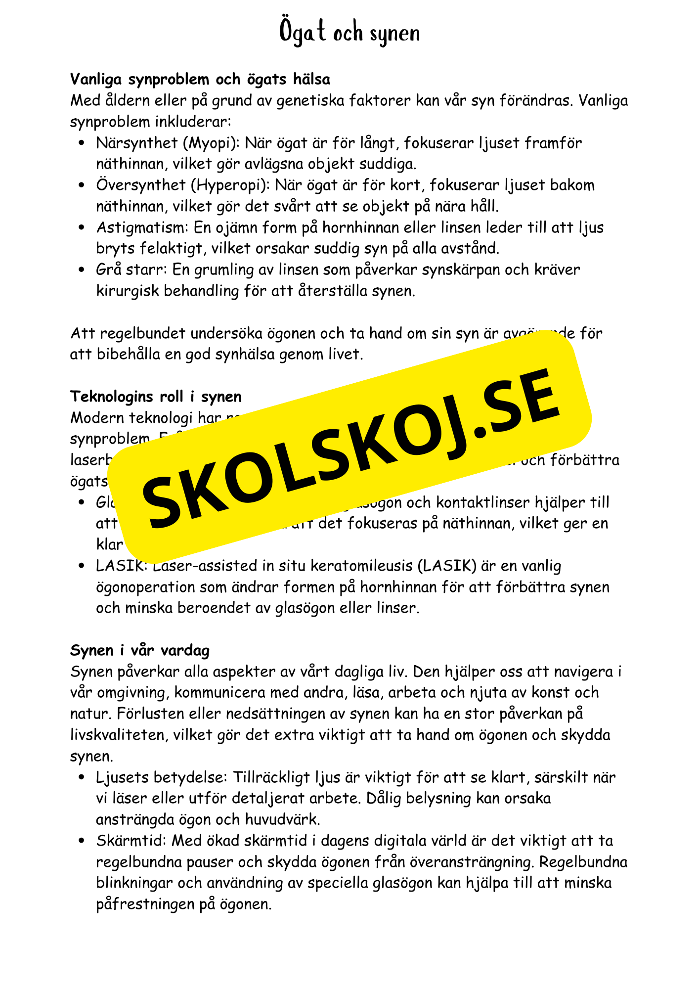 Ljusets magi årskurs 4 - 6