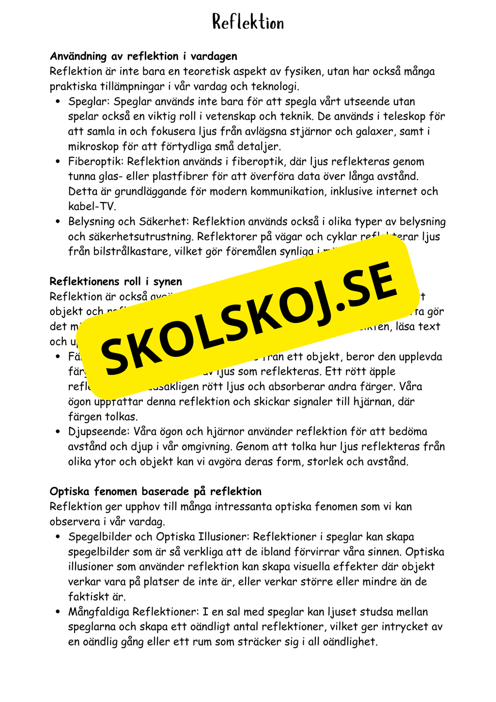 Ljusets magi årskurs 4 - 6