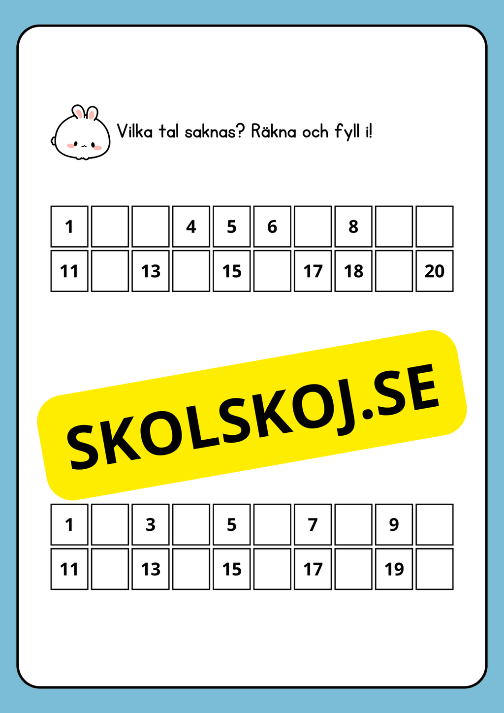 Jag lär mig räkna - Häfte