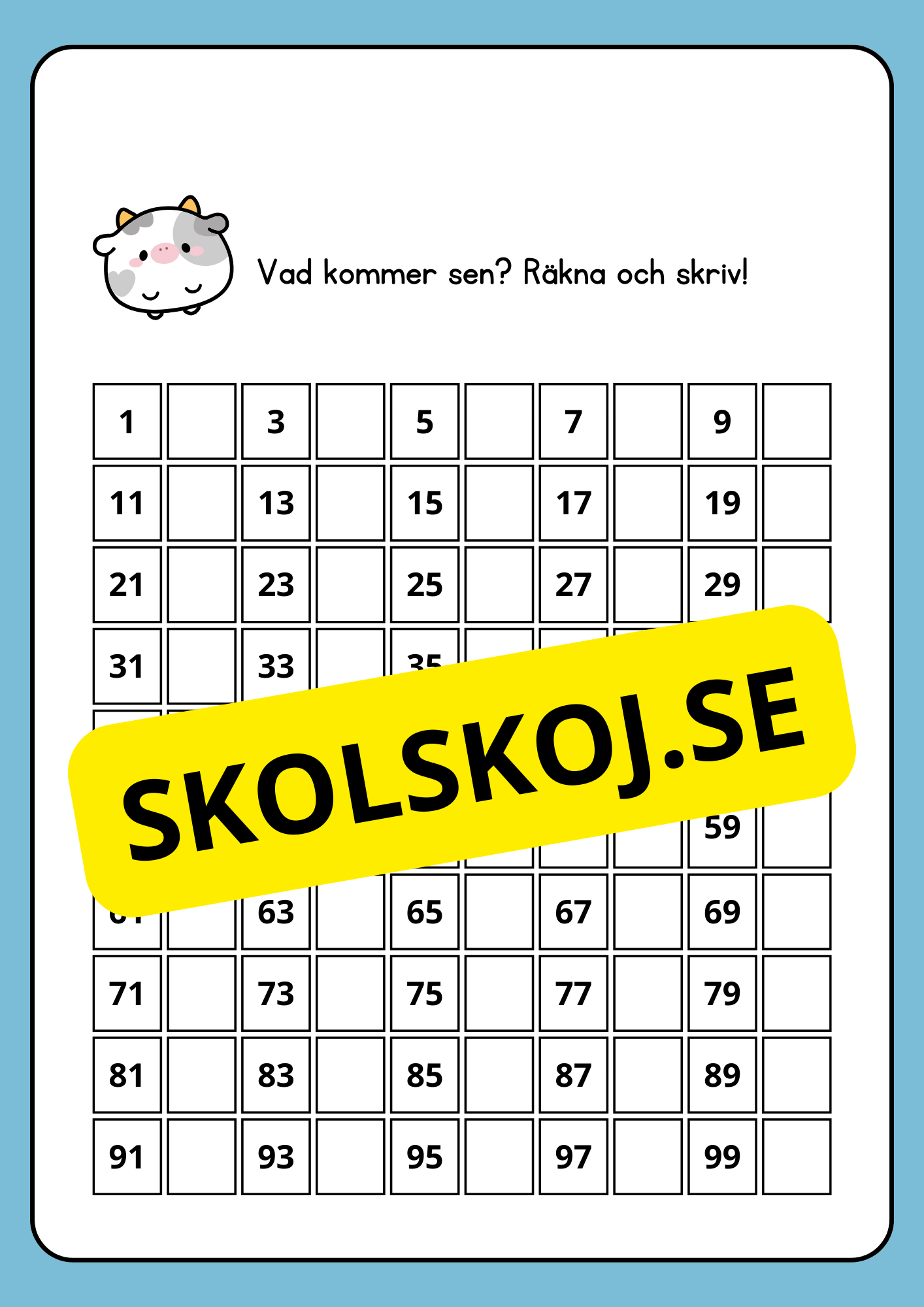 Jag lär mig räkna - Häfte