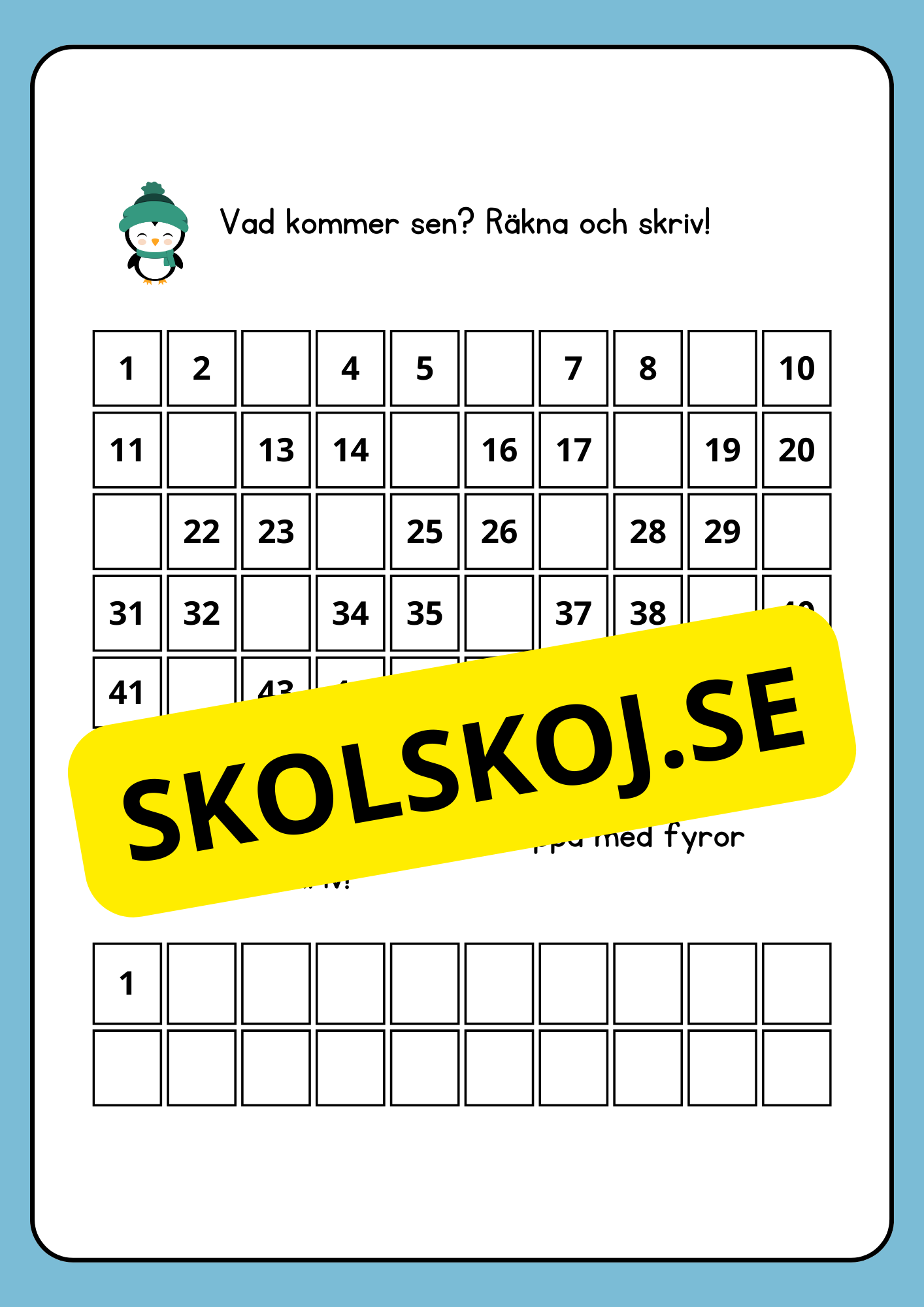 Jag lär mig räkna - Häfte