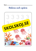 Räkna och spåra 1 - 5
