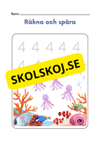 Räkna och spåra 1 - 5
