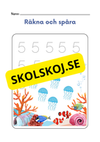 Räkna och spåra 1 - 5