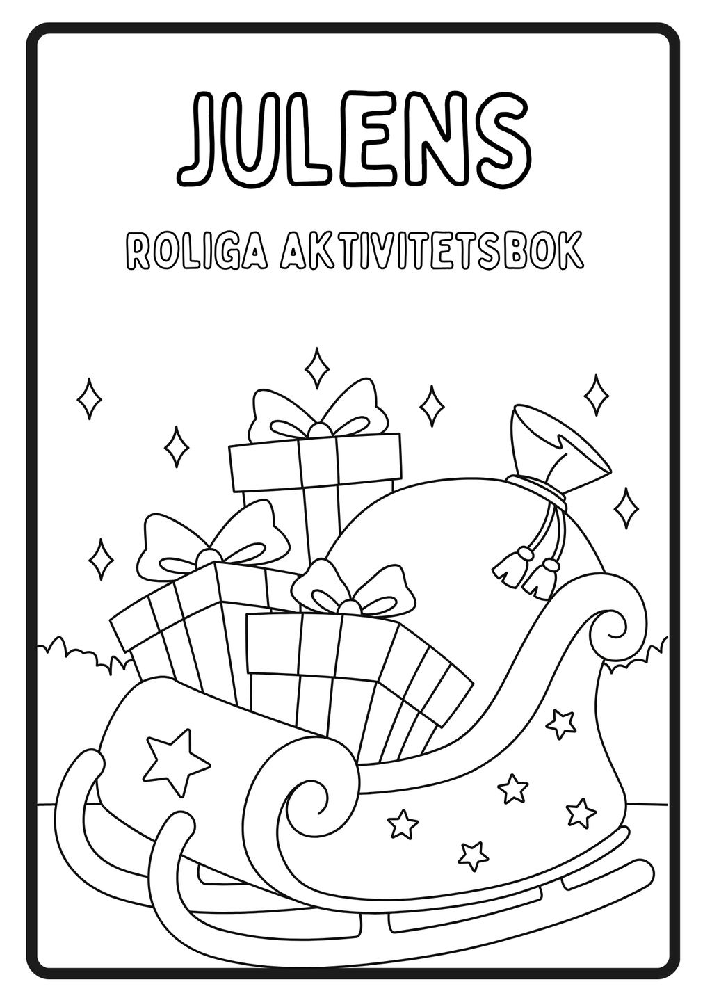 Julens - Roliga aktivitetsbok