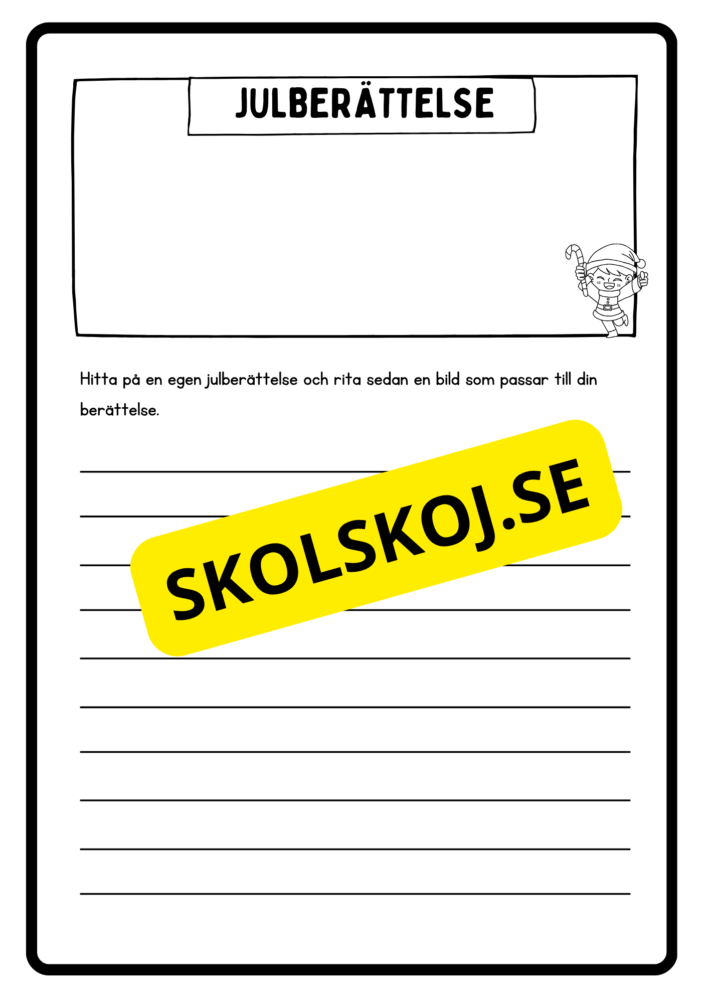 Julens - Roliga aktivitetsbok